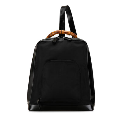 Gucci Nylon Bamboo Sling Backpack (SHG-IELGv1)