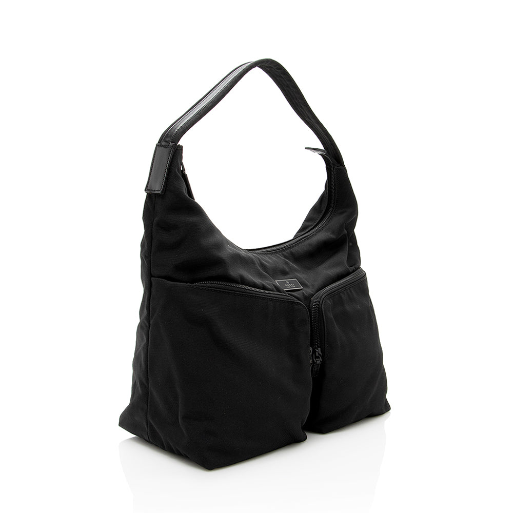 Gucci Nylon Pocket Hobo (SHF-19926)