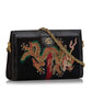 Gucci Ophidia Dragon Suede Crossbody Bag (SHG-34212)