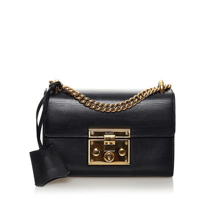 Gucci Padlock Leather Crossbody Bag (SHG-35067)