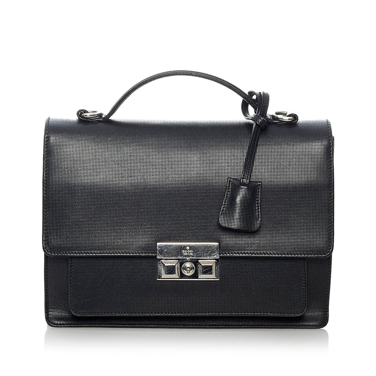 Gucci Padlock Leather Satchel (SHG-37609)