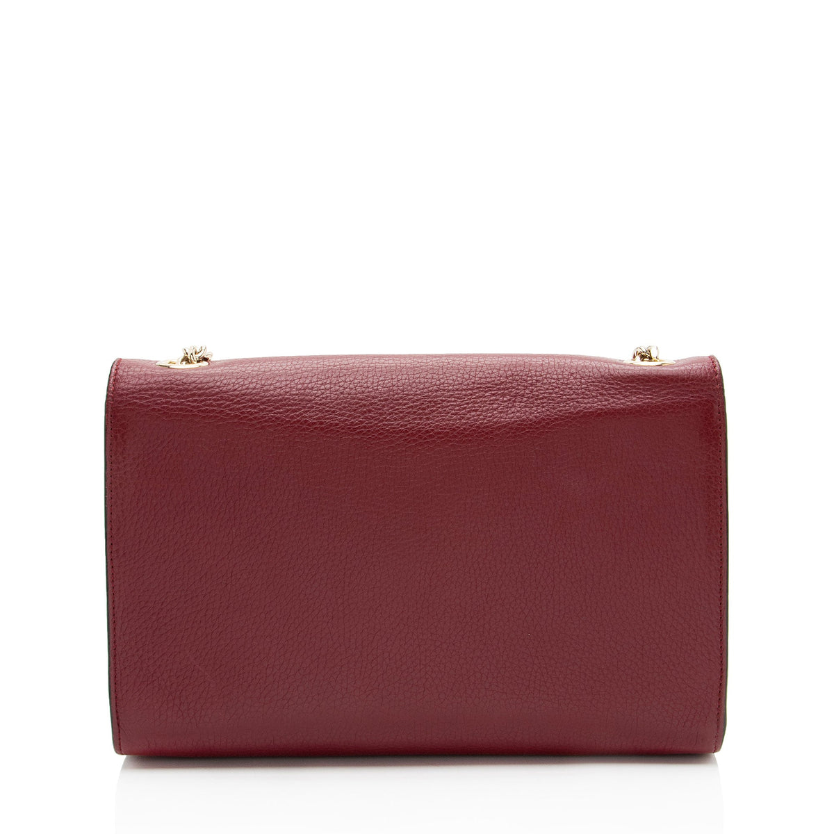 Gucci Pebbled Leather Miss Bamboo Medium Crossbody