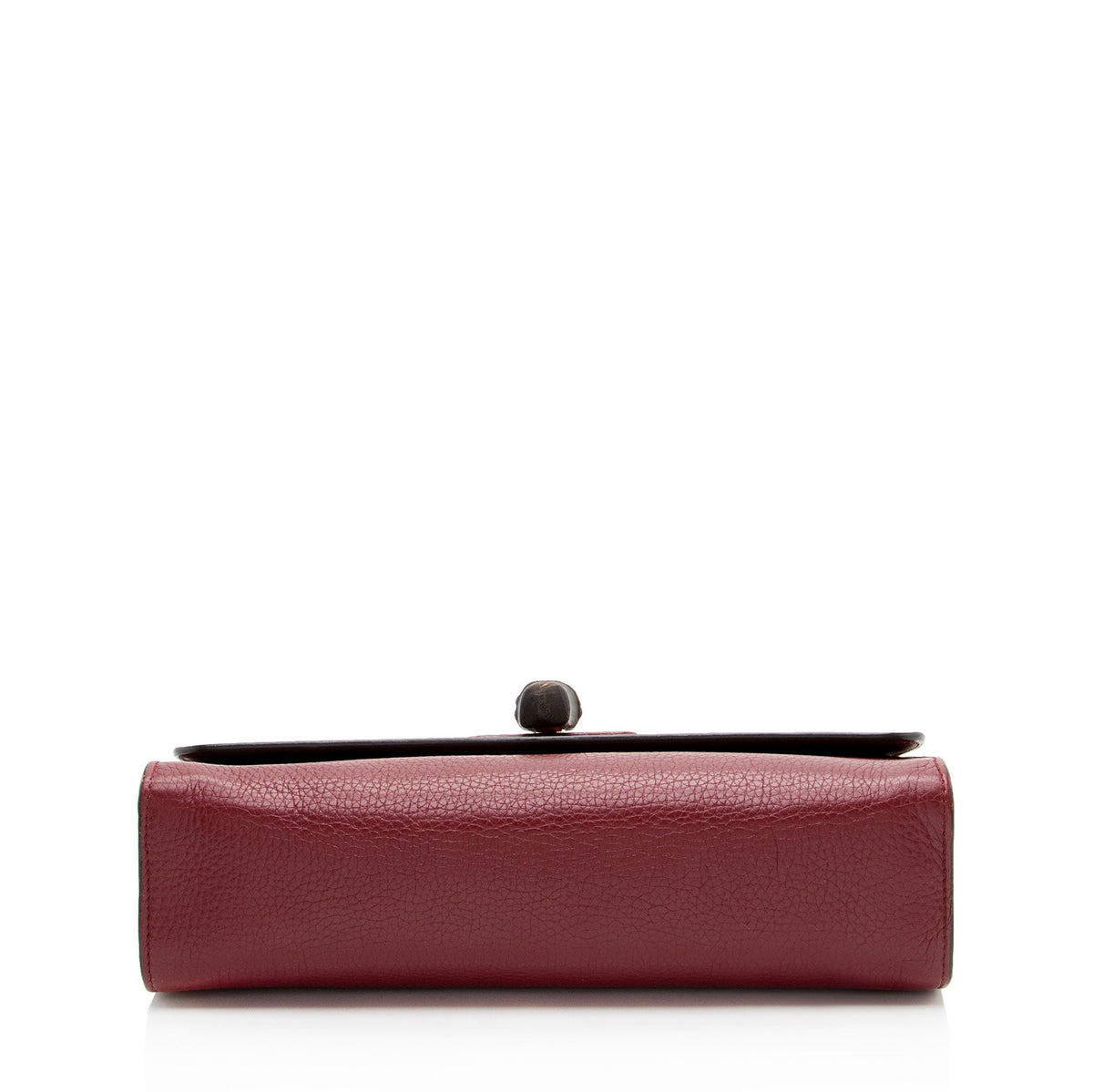 Gucci Pebbled Leather Miss Bamboo Medium Crossbody