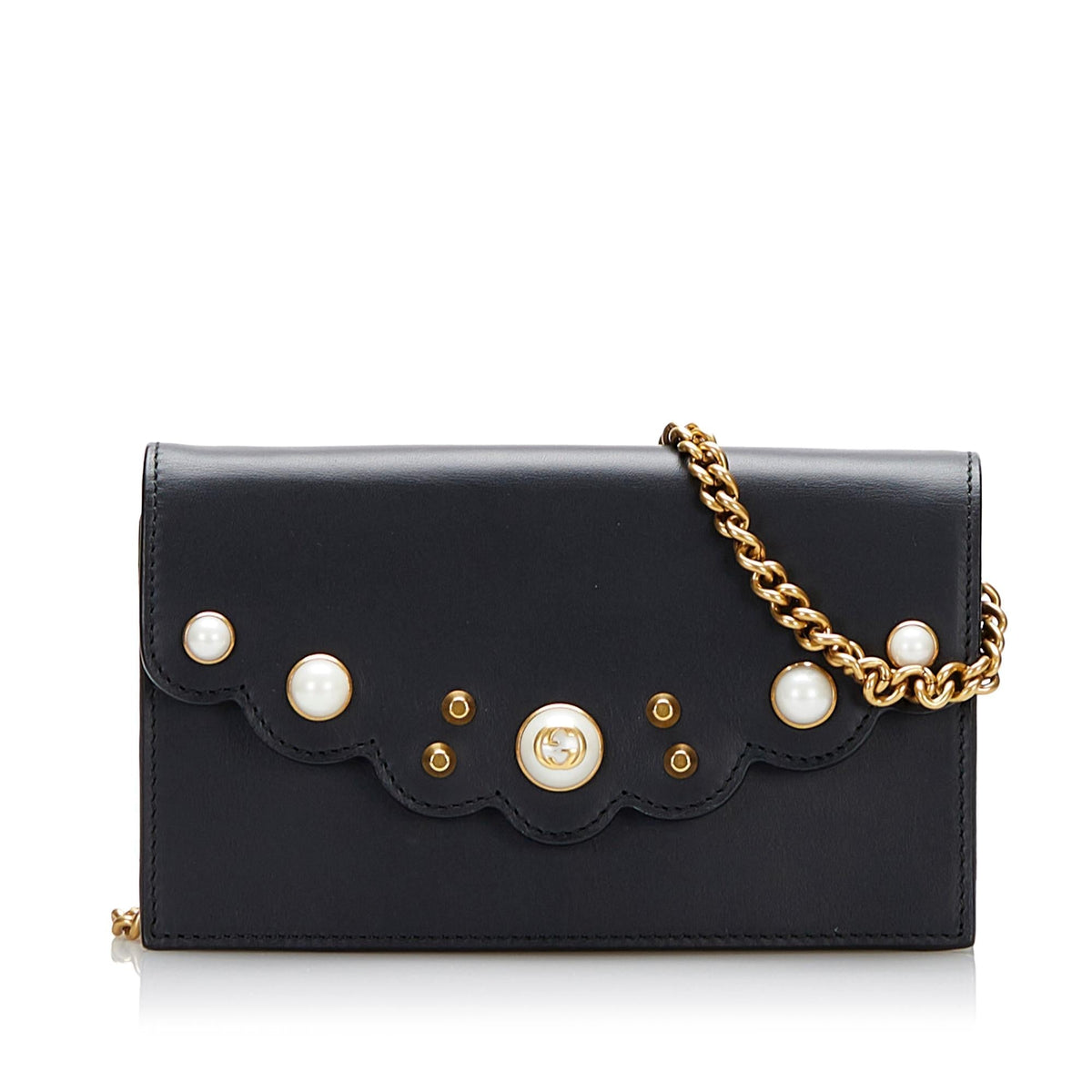 Gucci Peony Pearly Wallet On Chain (SHG-rRgoQZ)