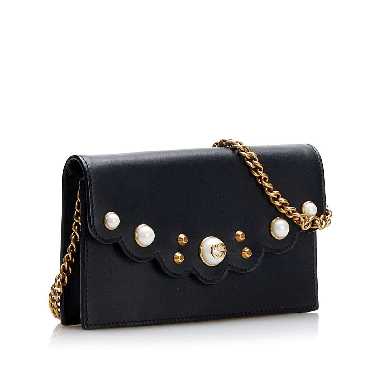 Gucci Peony Pearly Wallet On Chain (SHG-rRgoQZ)