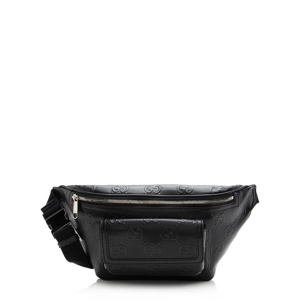 Gucci Perforated GG Embossed Pocket Belt Bag (SHF-21585)