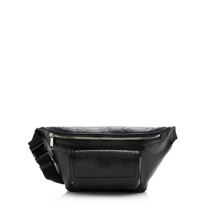Gucci Perforated GG Embossed Pocket Belt Bag (SHF-21585)
