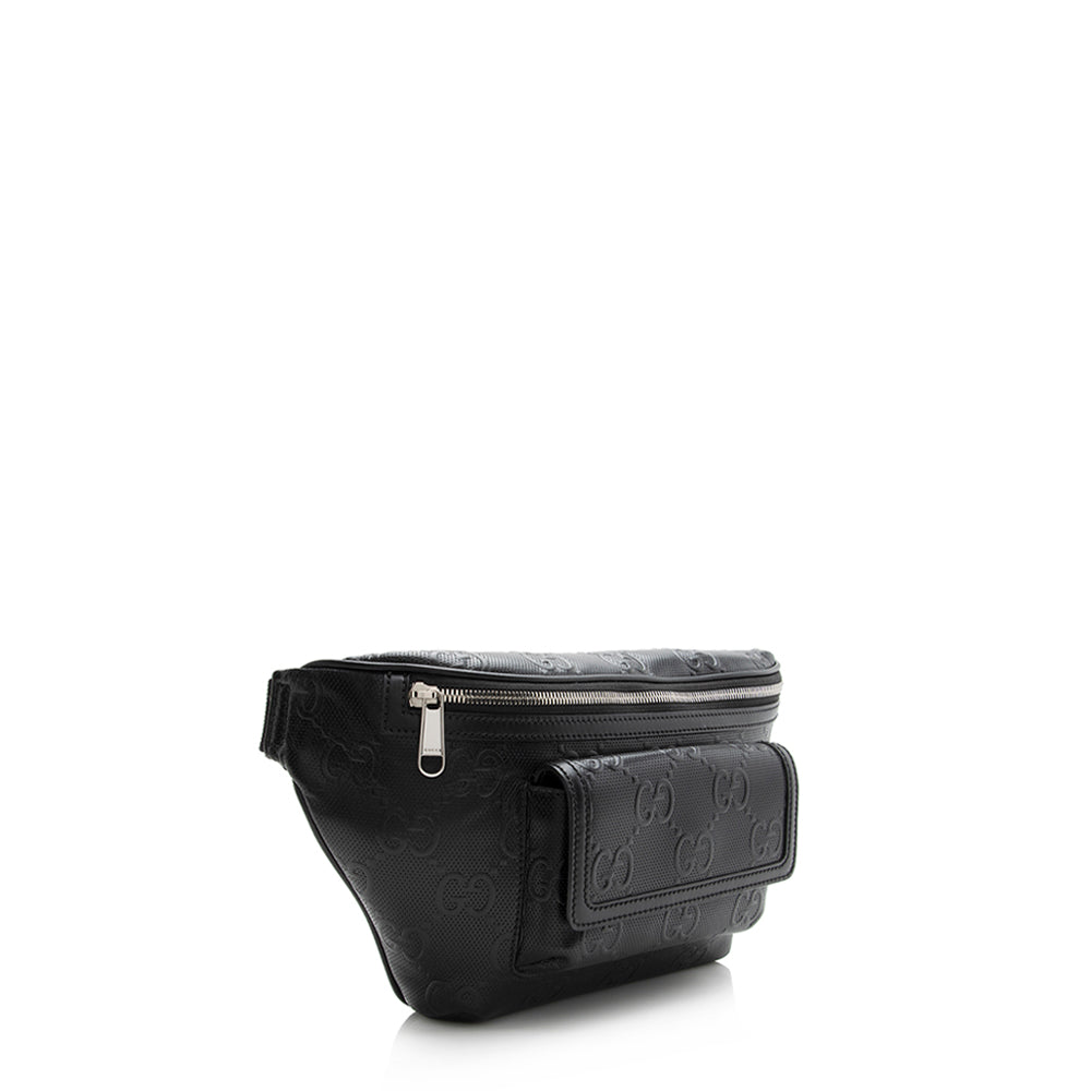 Gucci Perforated GG Embossed Pocket Belt Bag (SHF-21585)
