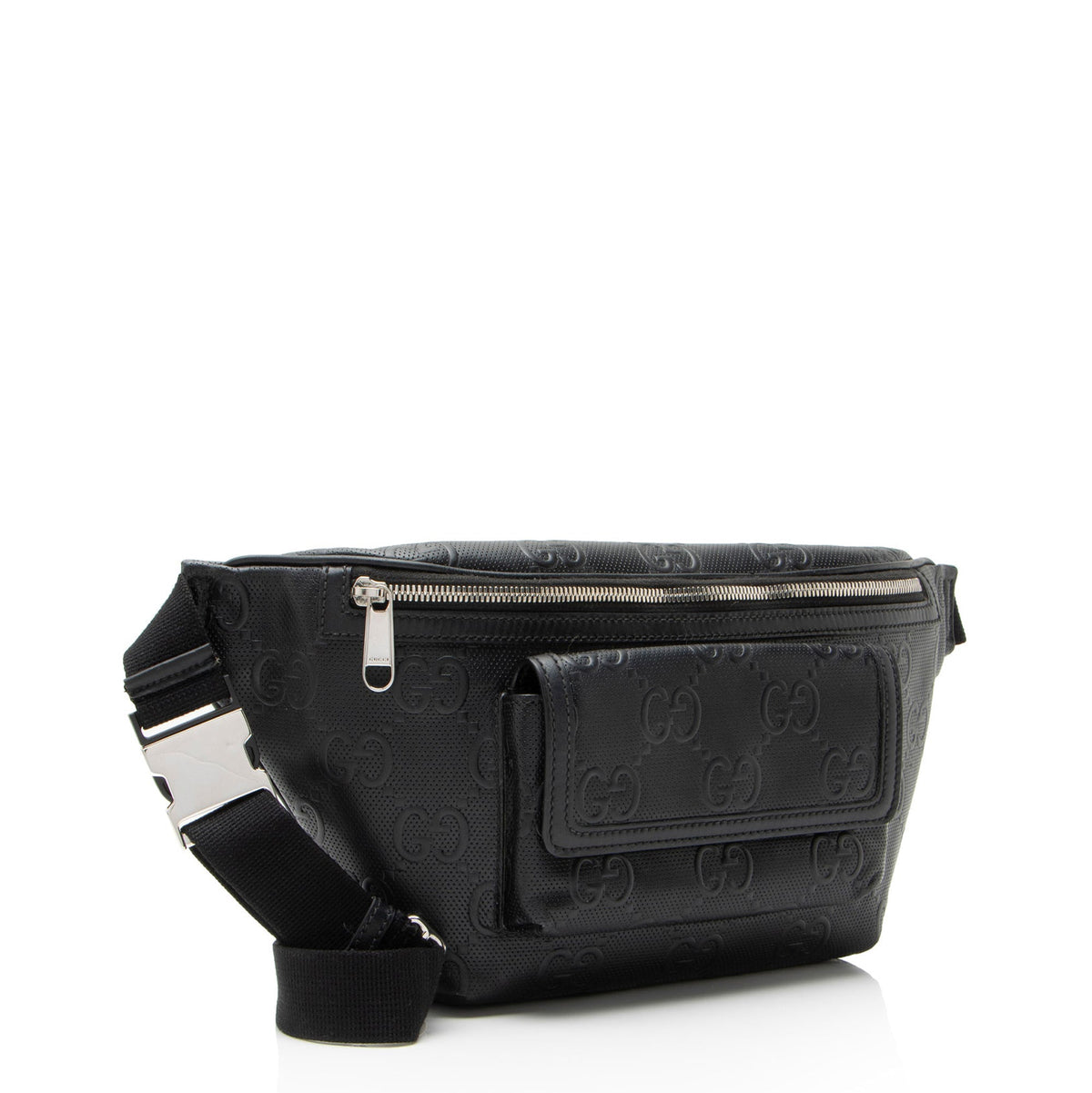 Gucci Perforated GG Embossed Pocket Belt Bag