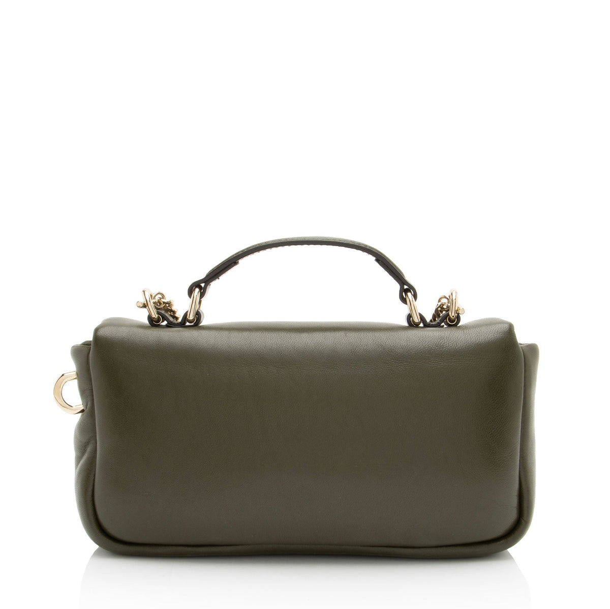 Gucci Puffy Leather GG Milano Small Top Handle