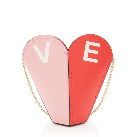 Gucci Python Suede Valentines Day Heart Small Chain Bag (SHF-6nBkhe)