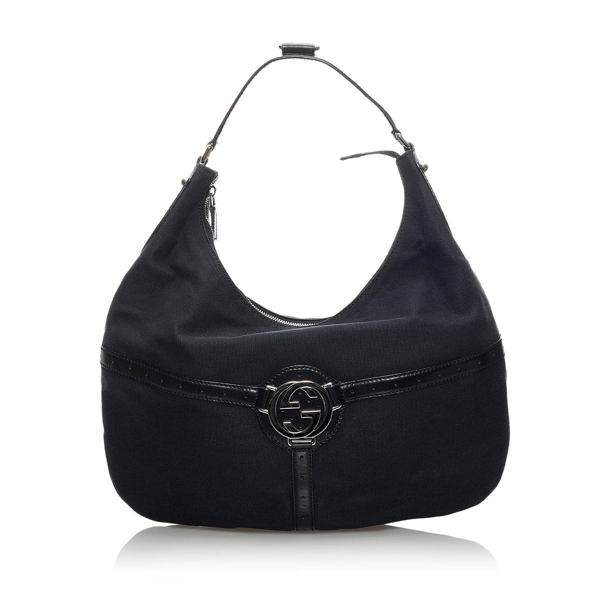 Gucci Reins Canvas Hobo Bag (SHG-34229)
