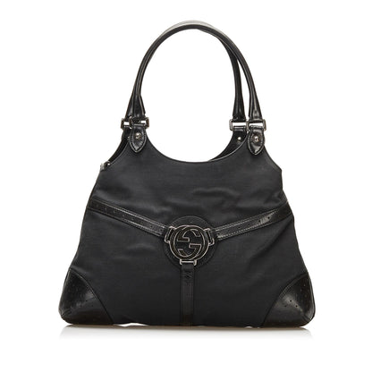 Gucci Reins Canvas Hobo Bag (SHG-35581)