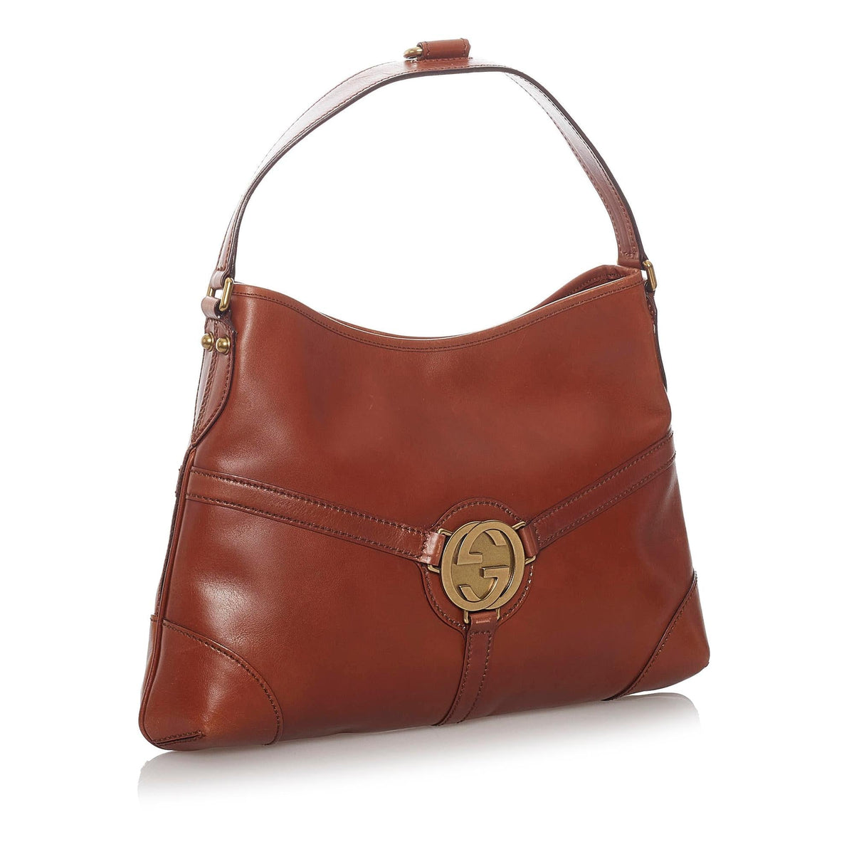 Gucci Reins Leather Hobo Bag (SHG-28586)