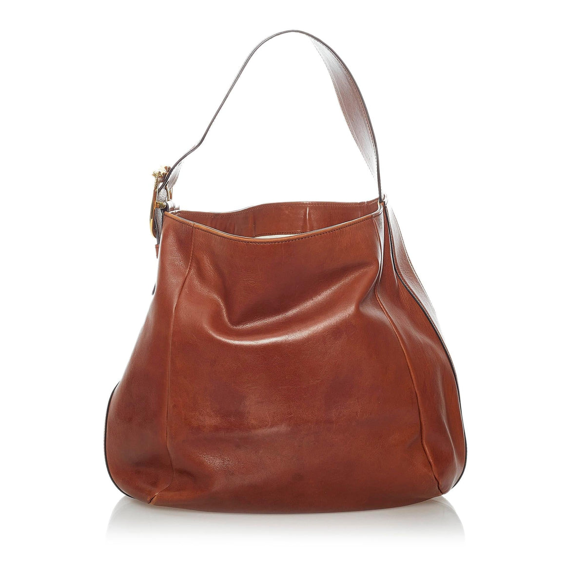 Gucci Ribot Horse-Head Leather Hobo Bag (SHG-30902)
