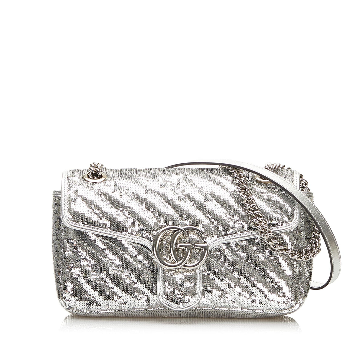 Gucci Sequin GG Marmont Small Matelasse (SHG-m1iJSq)