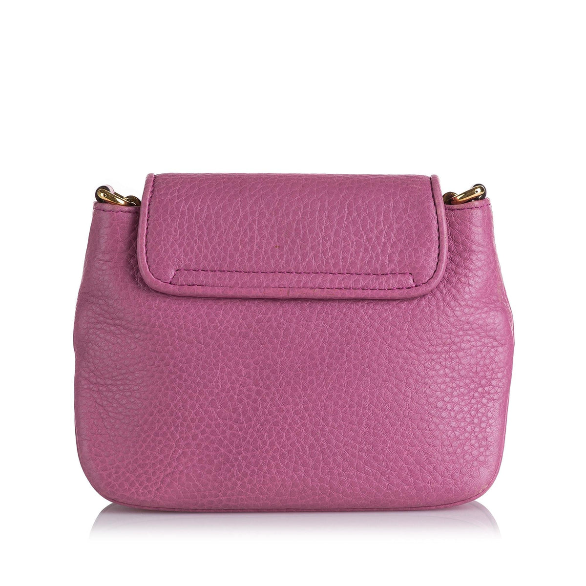Gucci Small 1973 Leather Chain Crossbody bag (SHG-36049)