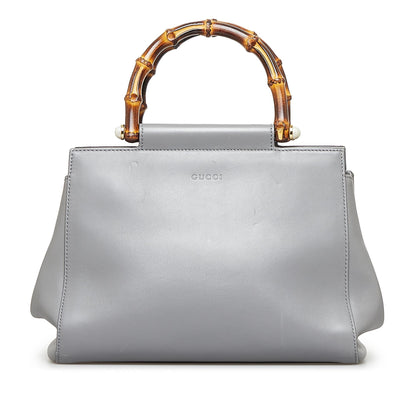 Gucci Small Bamboo Nymphaea Satchel (SHG-v3IHLK)