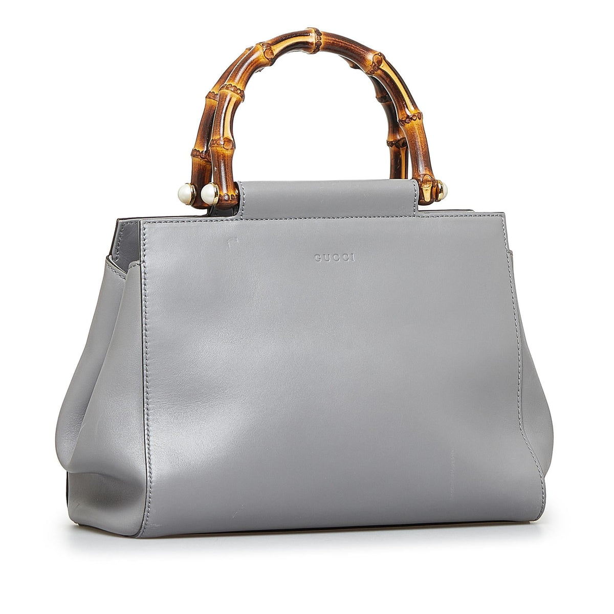Gucci Small Bamboo Nymphaea Satchel (SHG-v3IHLK)