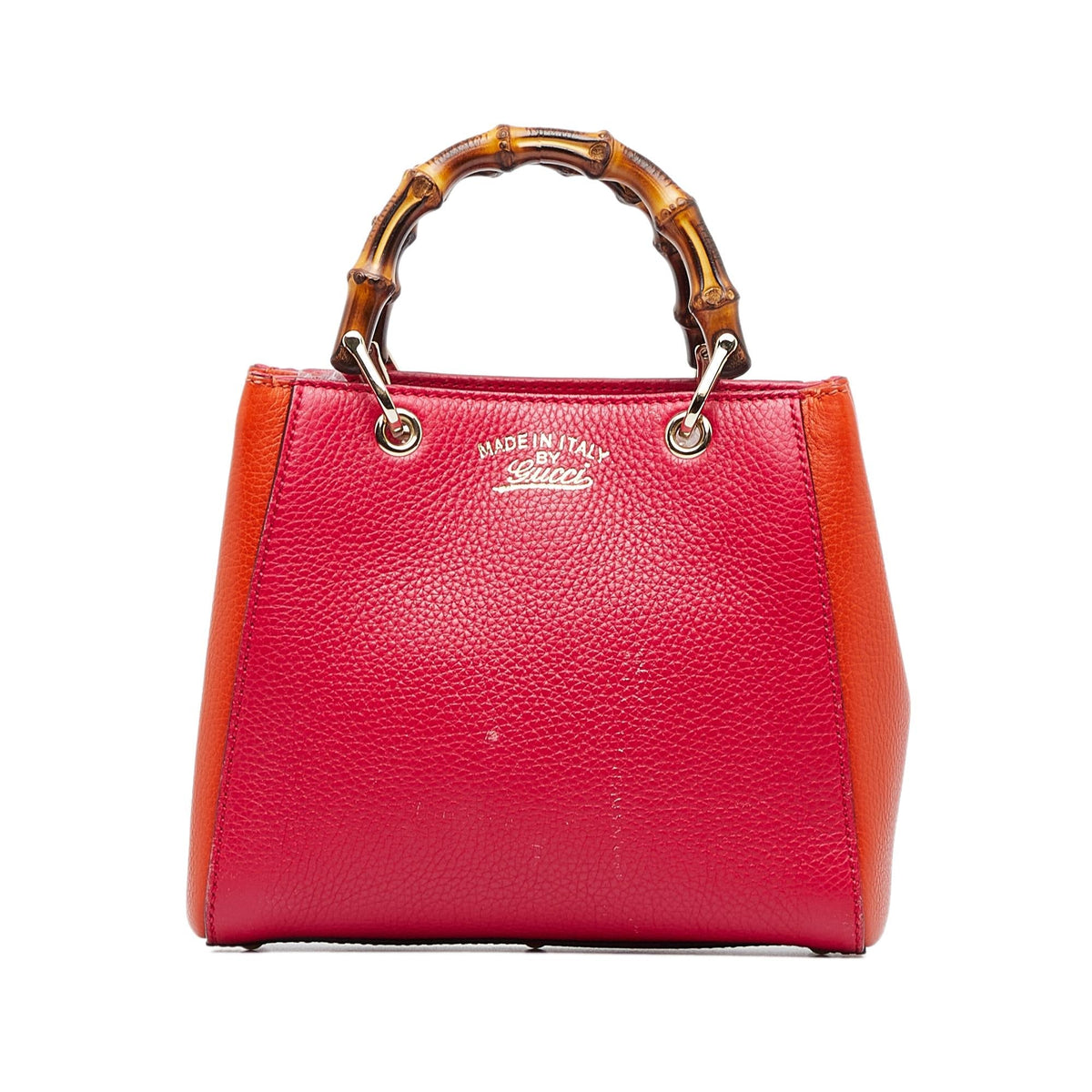 Gucci Small Bicolor Bamboo Shopper (SHG-EwGBDy)
