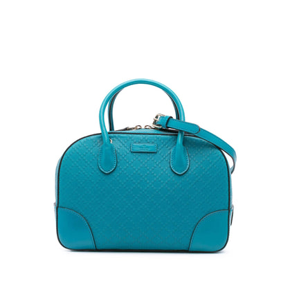 Gucci Small Diamante Leather Bright Satchel