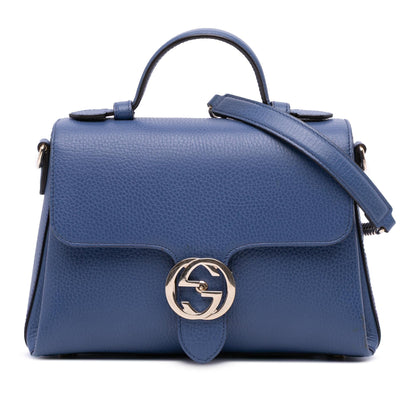 Gucci Small Dollar Calf Interlocking G Satchel