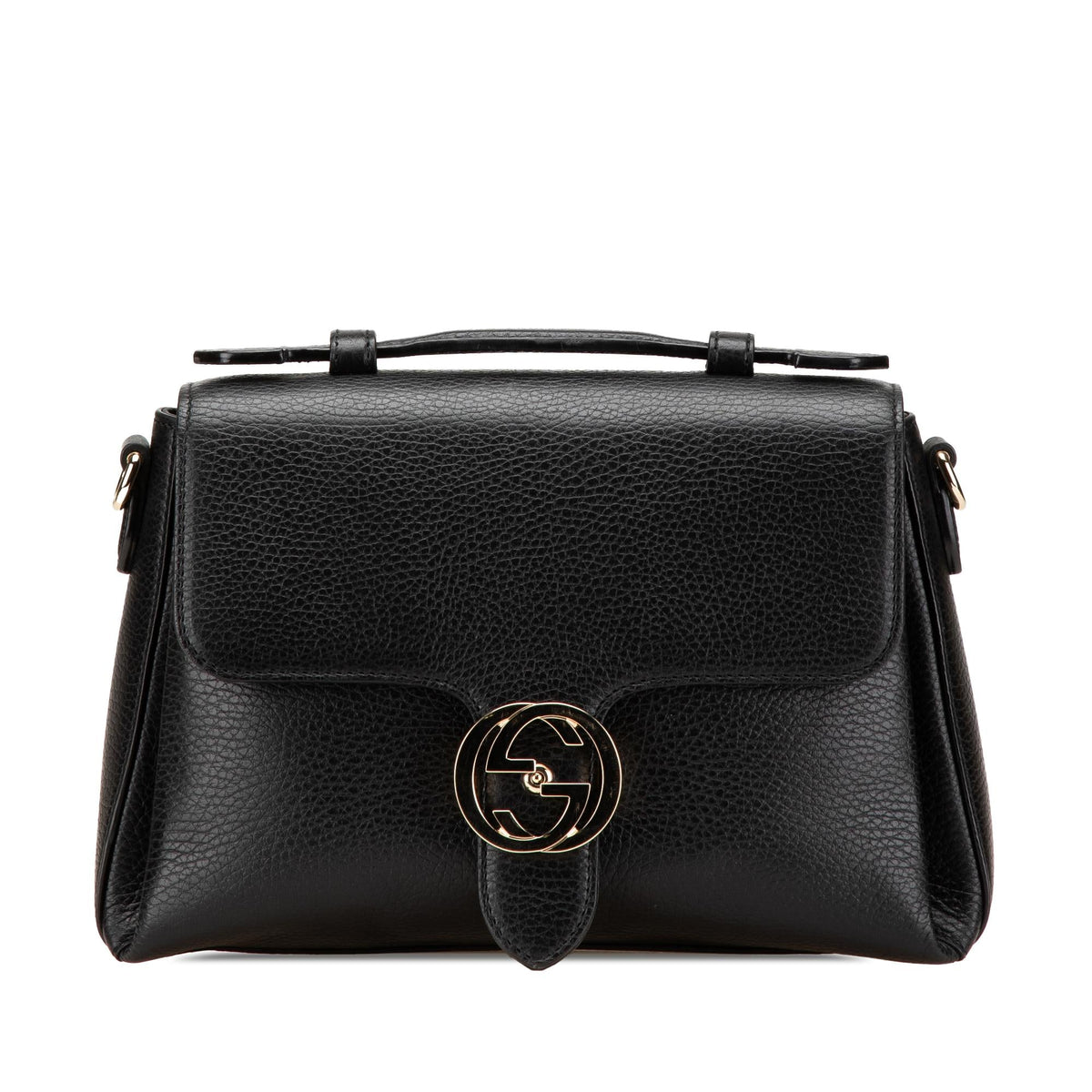 Gucci Small Dollar Calf Interlocking G Satchel