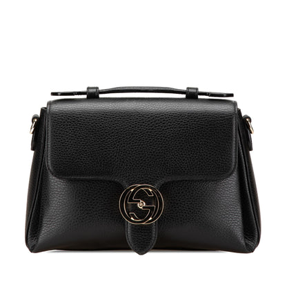 Gucci Small Dollar Calf Interlocking G Satchel