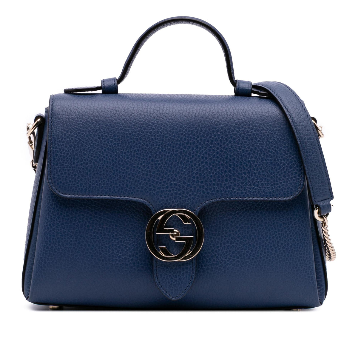 Gucci Small Dollar Calf Interlocking G Satchel