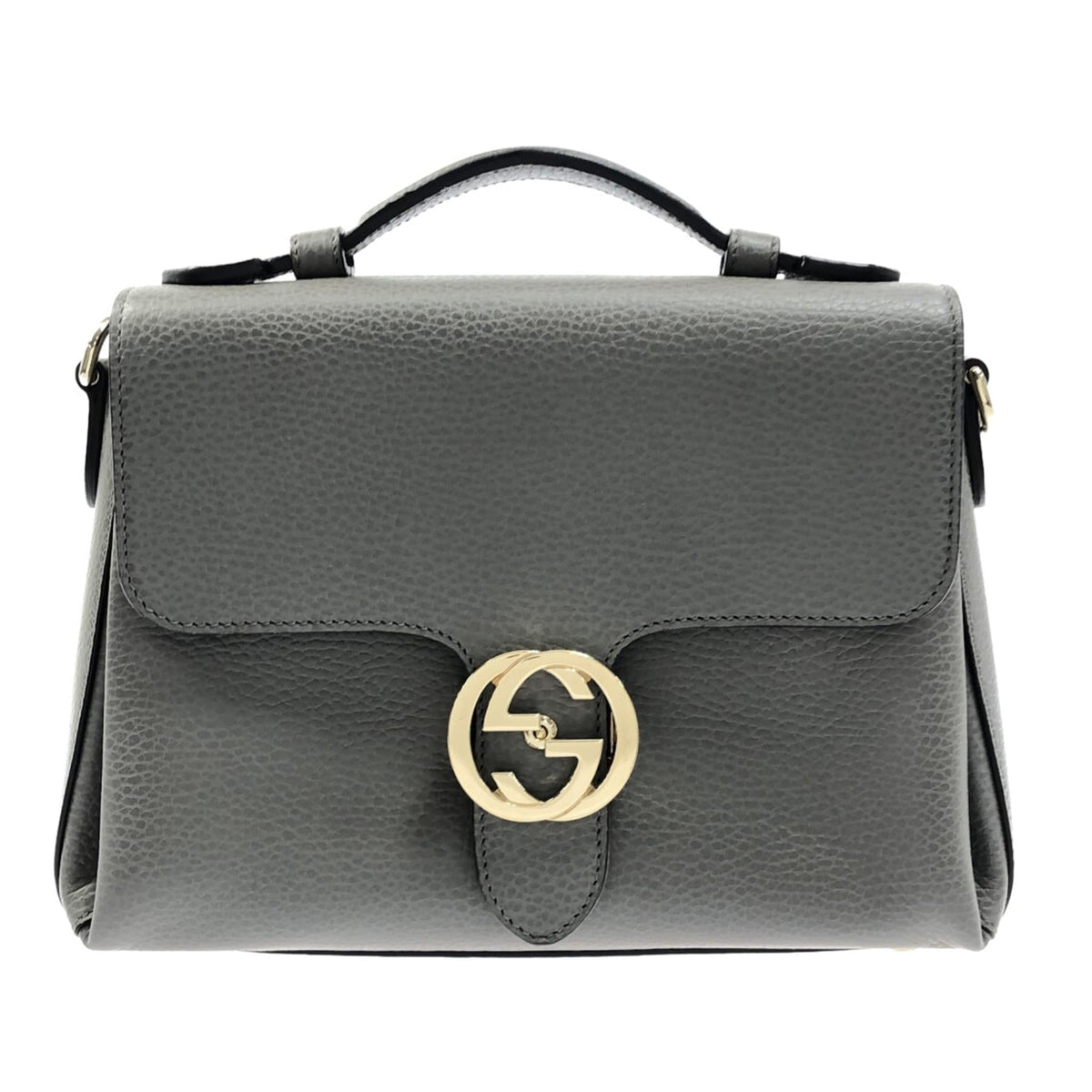 Gucci Small Dollar Calf Interlocking G Top Handle (SHG-Ny8Ay8)