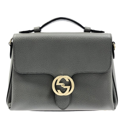 Gucci Small Dollar Calf Interlocking G Top Handle (SHG-Ny8Ay8)