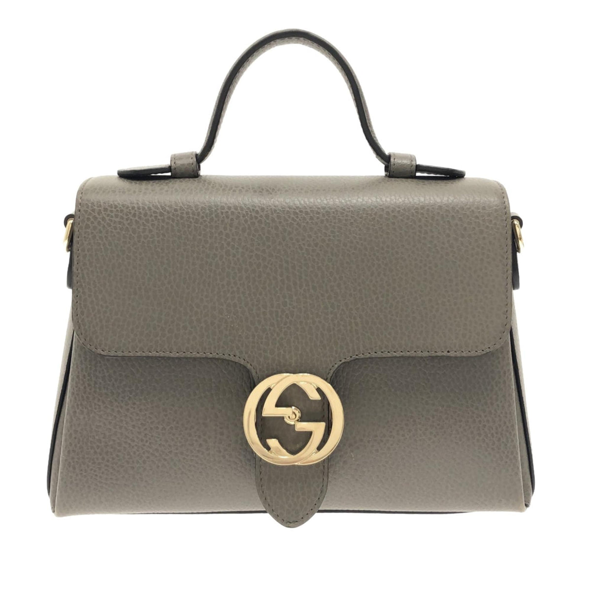 Gucci Small Dollar Calf Interlocking G Top Handle (SHG-XhsO8p)