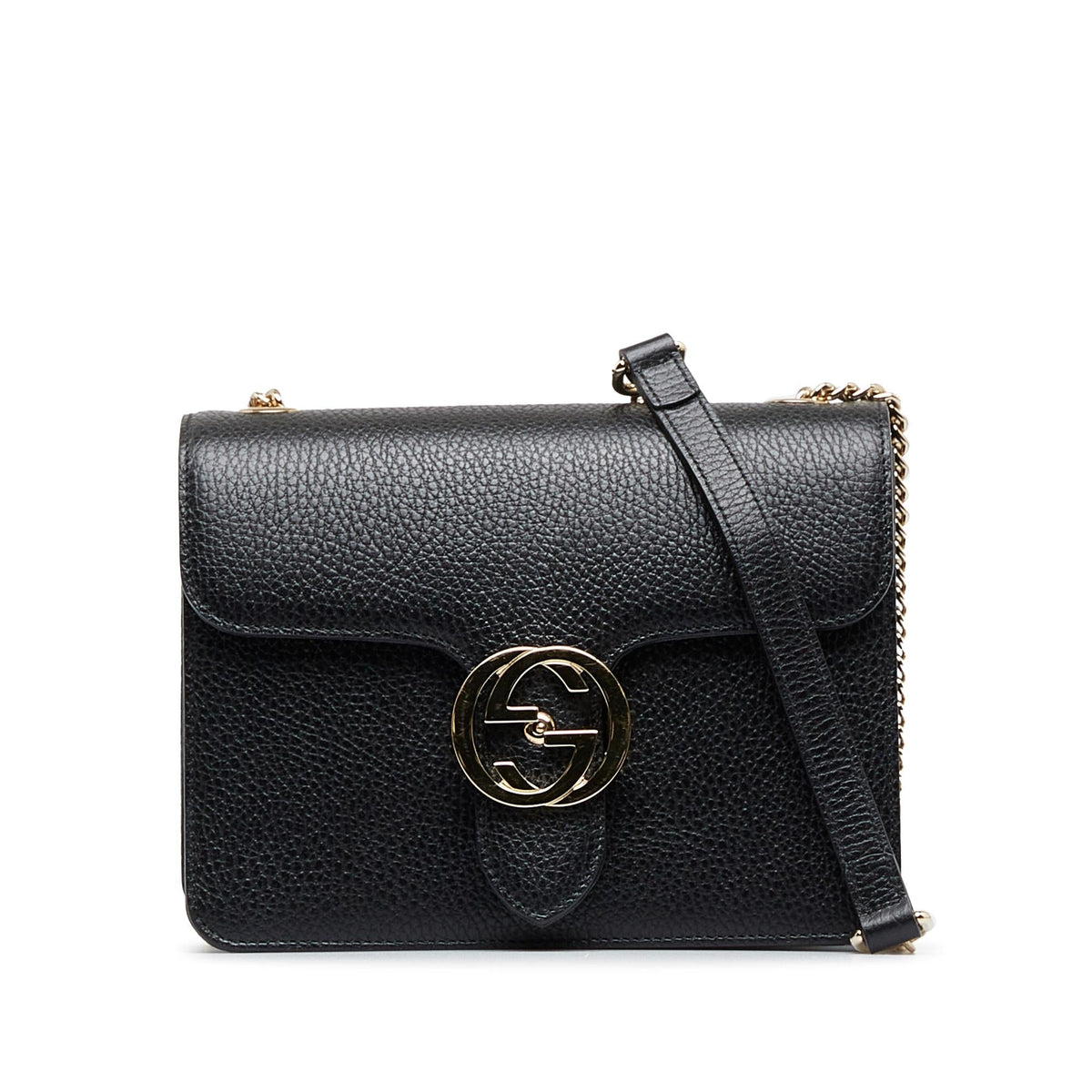 Gucci Small Dollar Interlocking G Crossbody (SHG-JAU8j8)