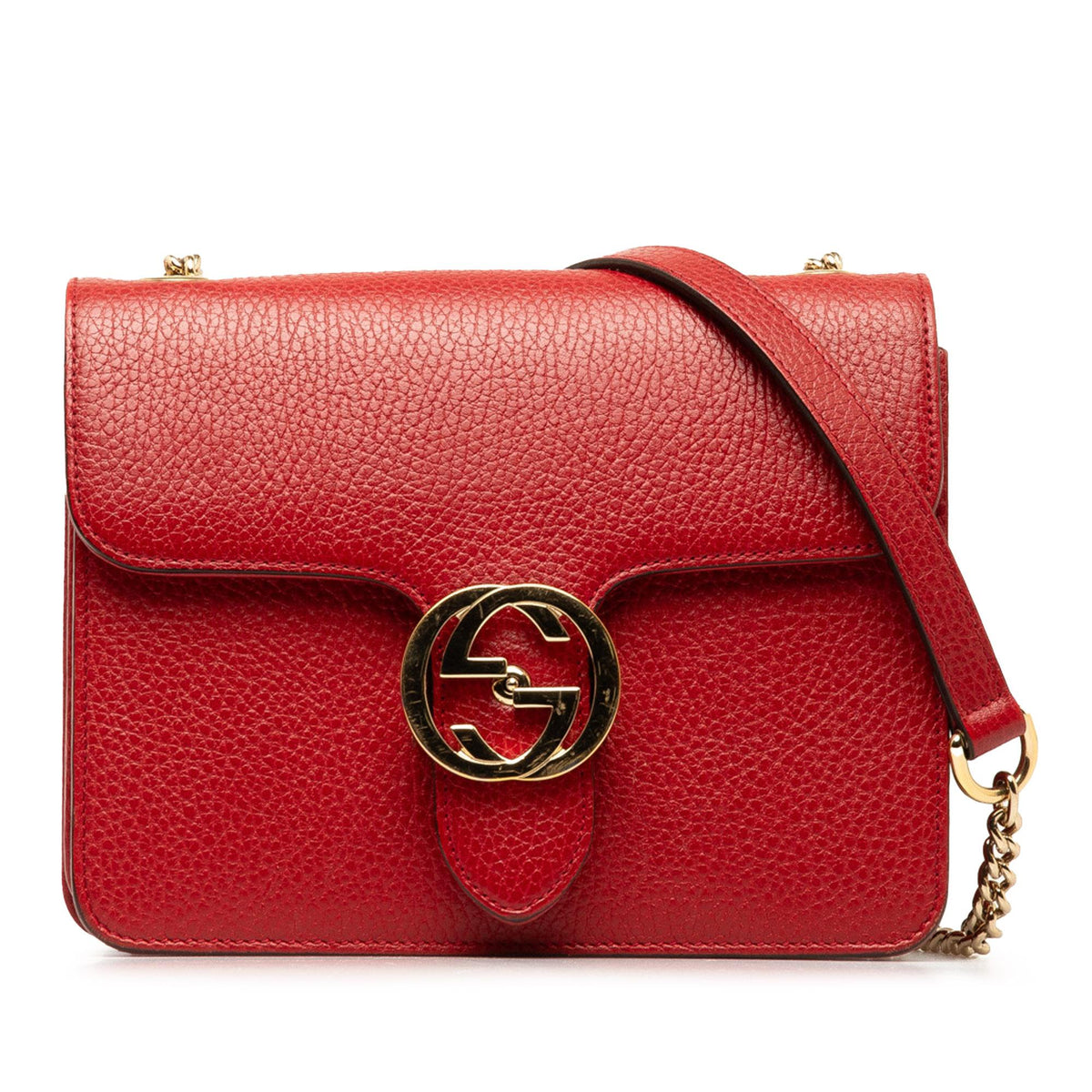 Gucci Small Dollar Interlocking G Crossbody (SHG-yGw40P)