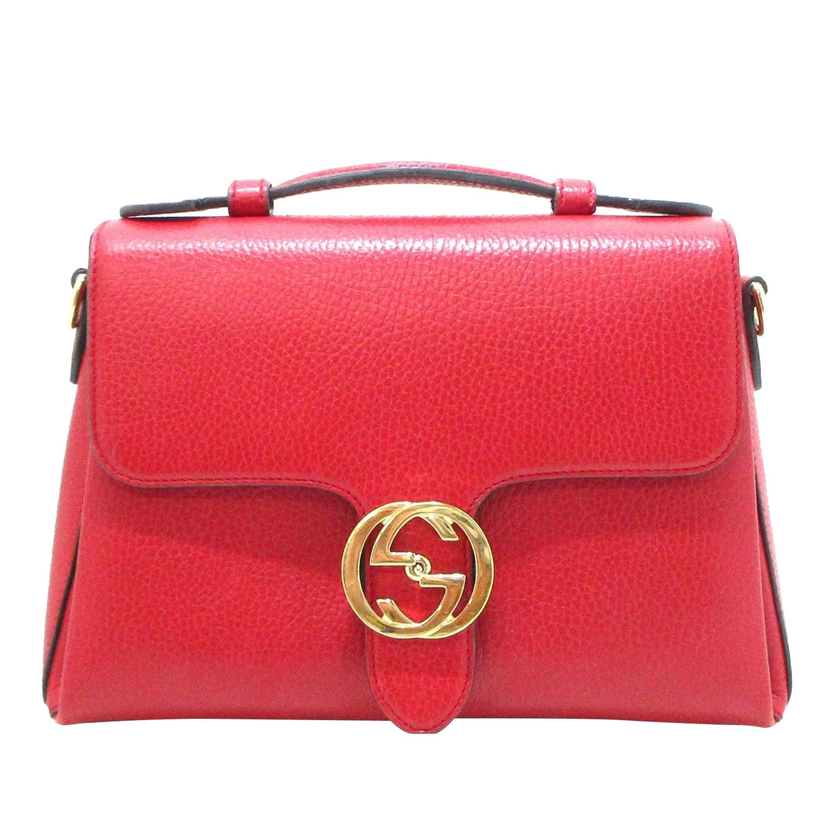 Gucci Small Dollar Interlocking G Satchel (SHG-HxRB3h)