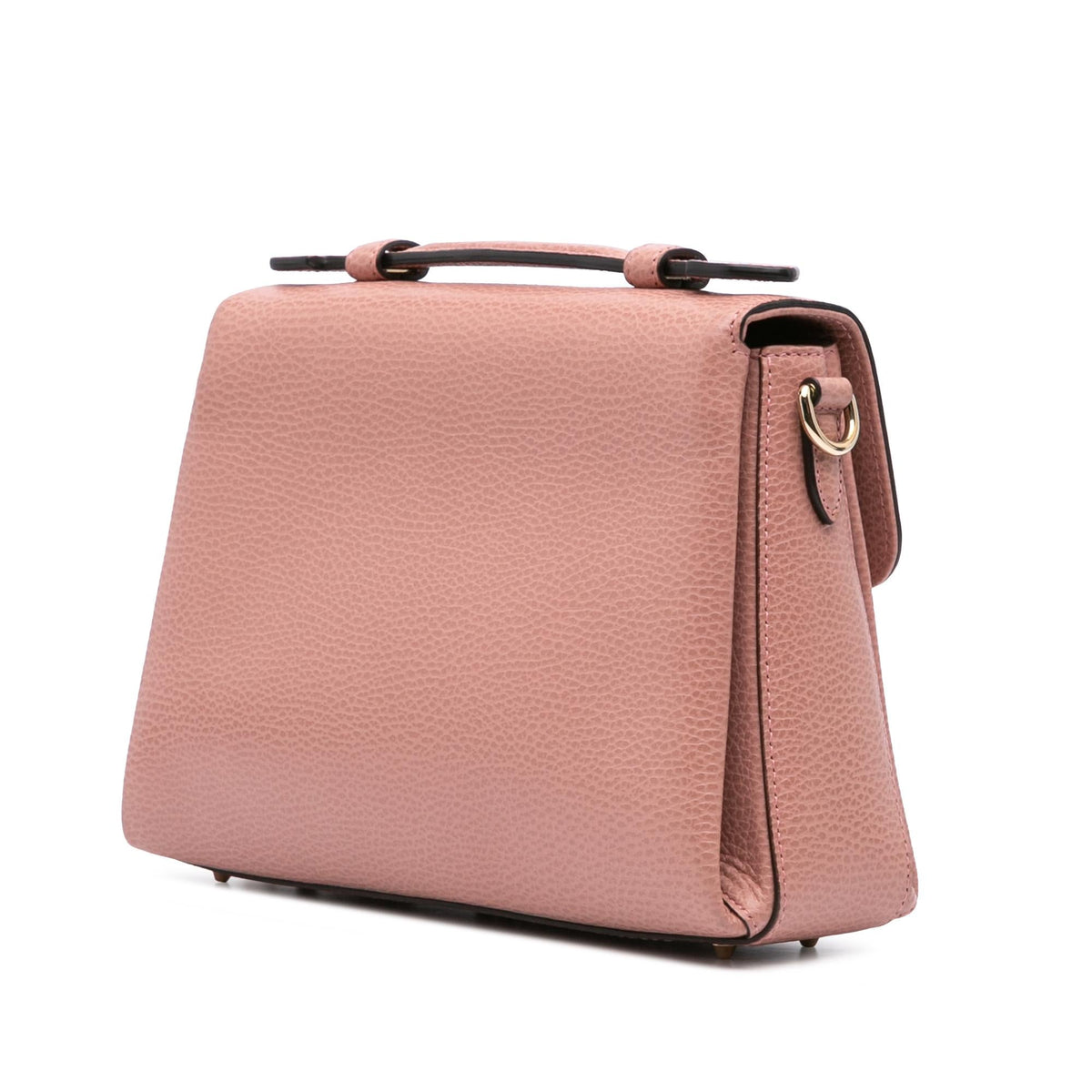 Gucci Small Dollar Leather Interlocking G Satchel