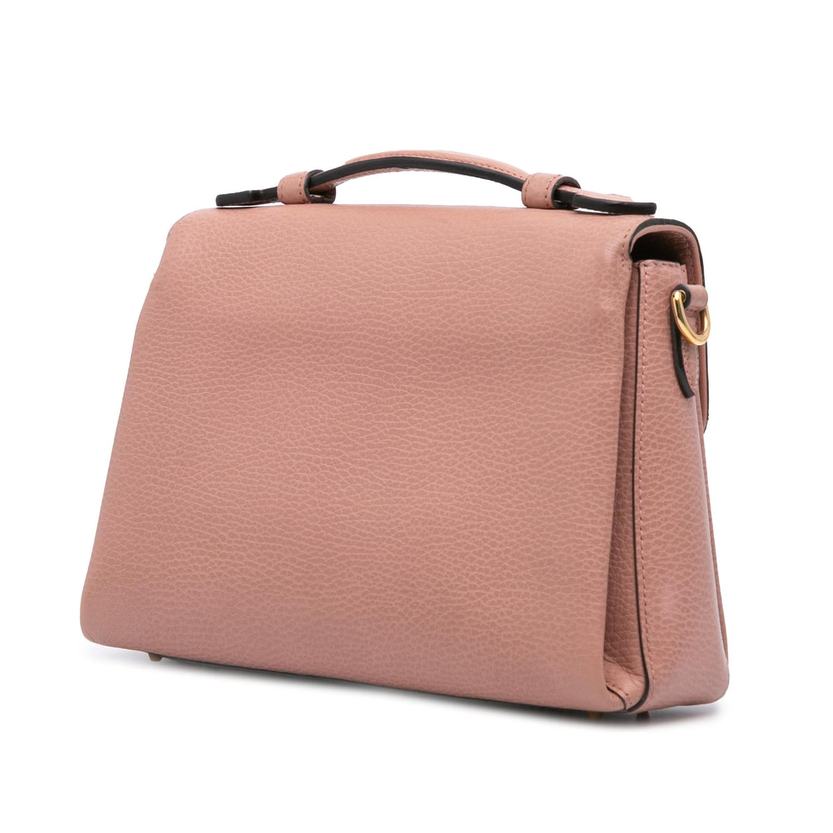 Gucci Small Dollar Leather Interlocking G Satchel