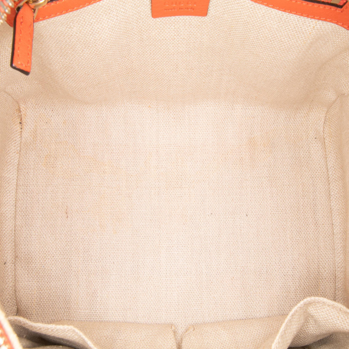Gucci Small GG Canvas Belted Satchel