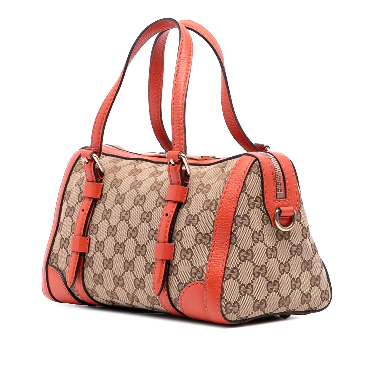 Gucci Small GG Canvas Belted Satchel