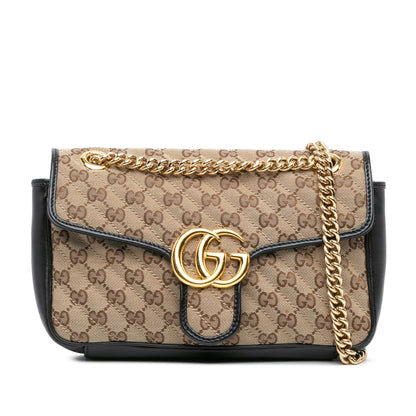 Gucci Small GG Canvas GG Marmont Crossbody