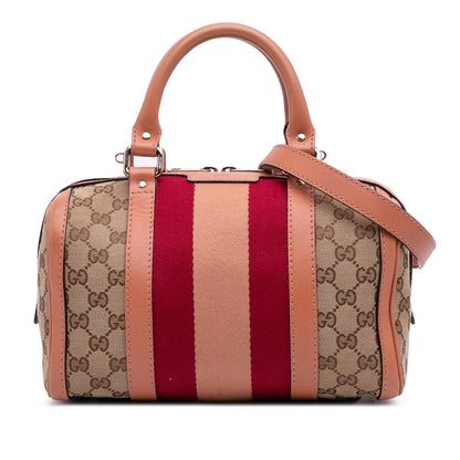 Gucci Small GG Canvas Web Joy Boston Bag