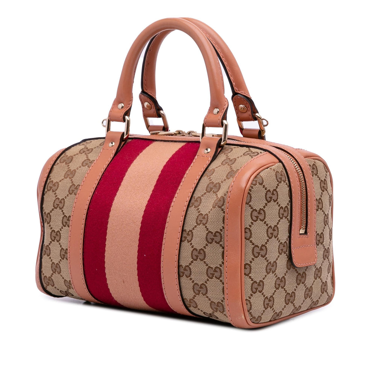 Gucci Small GG Canvas Web Joy Boston Bag