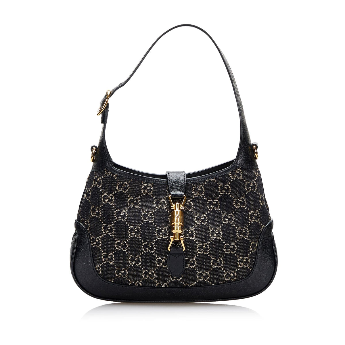 Gucci Small GG Denim Jackie 1961 (SHG-HFk2d4)