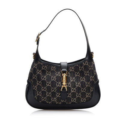 Gucci Small GG Denim Jackie 1961 (SHG-HFk2d4)