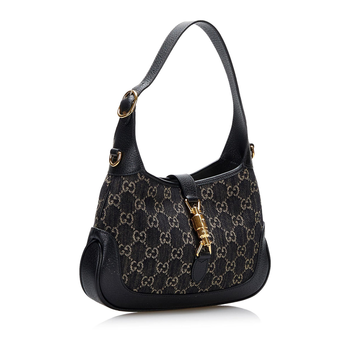 Gucci Small GG Denim Jackie 1961 (SHG-HFk2d4)
