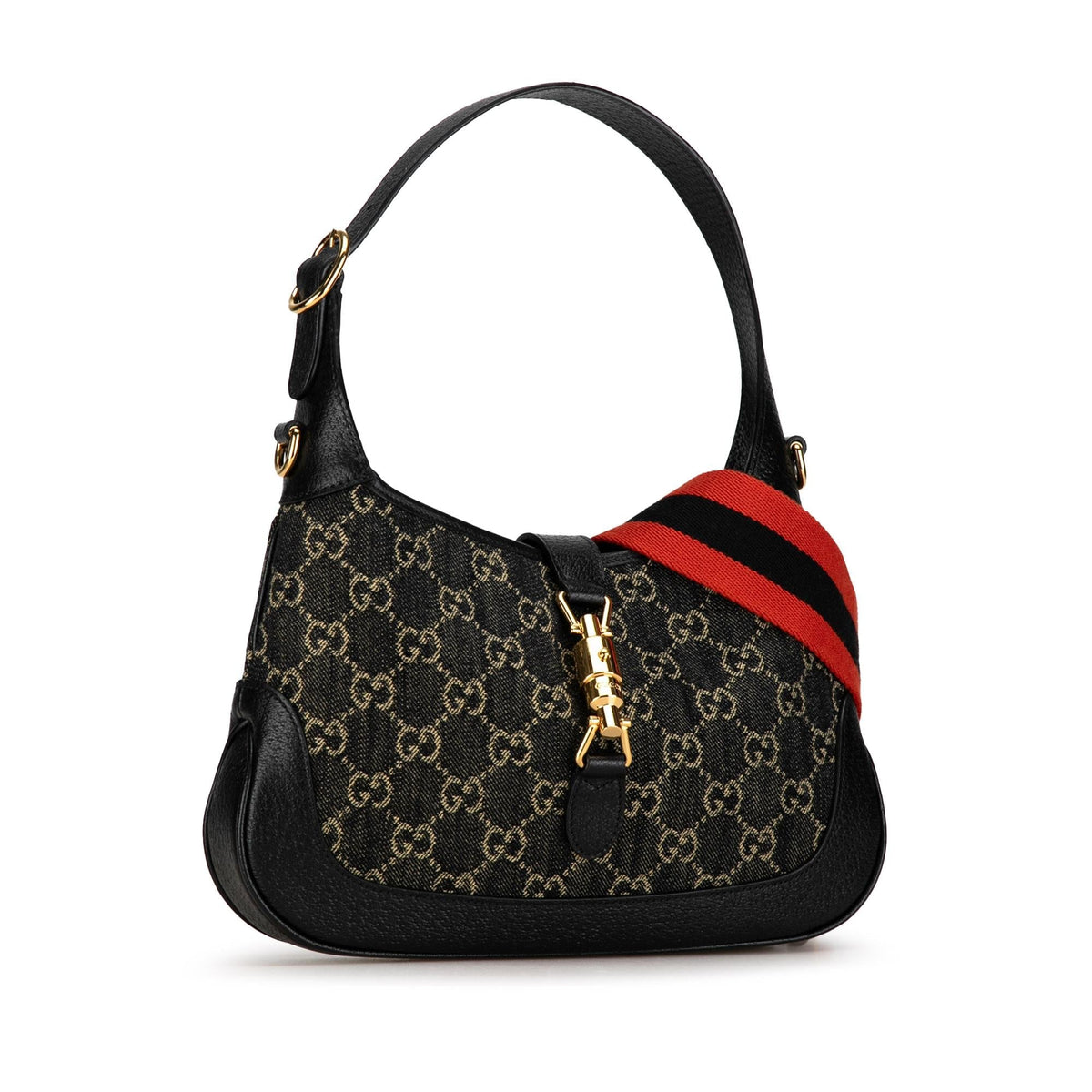 Gucci Small GG Denim Jackie 1961 (SHG-SEHXSo)