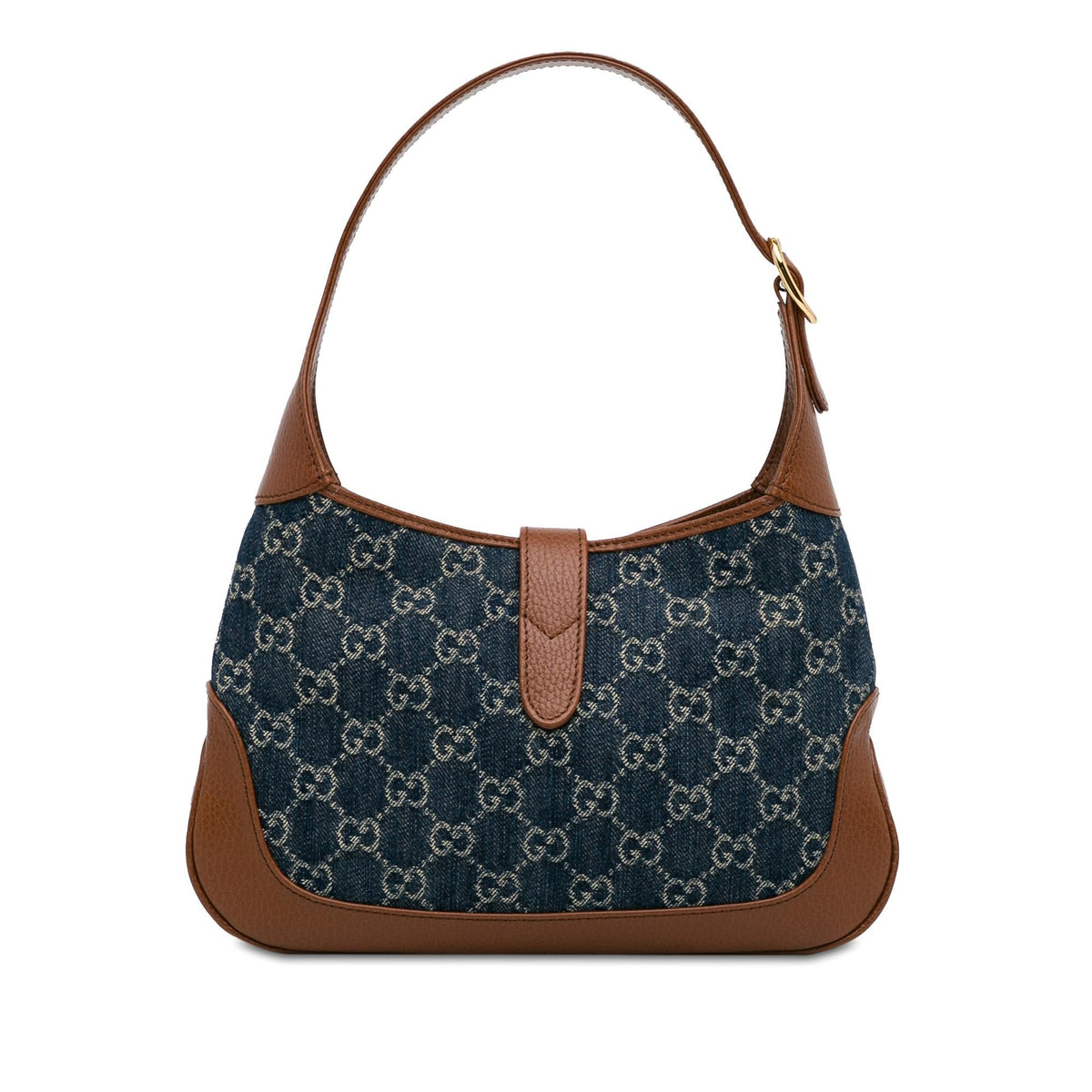 Gucci Small GG Denim Jackie 1961 (SHG-BDGoSn)