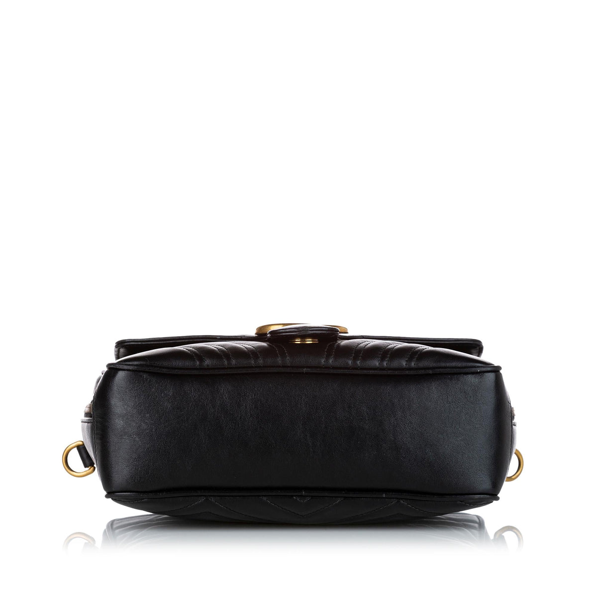 Gucci Small GG Marmont Leather Satchel (SHG-31892)