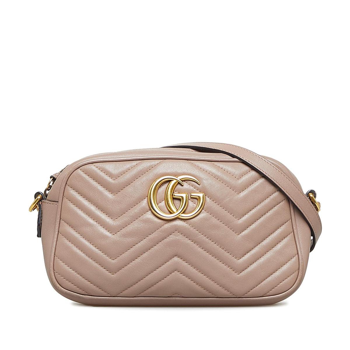 Gucci Small GG Marmont Matelasse Crossbody Bag (SHG-hny90r)