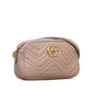 Gucci Small GG Marmont Matelasse Crossbody Bag (SHG-hny90r)